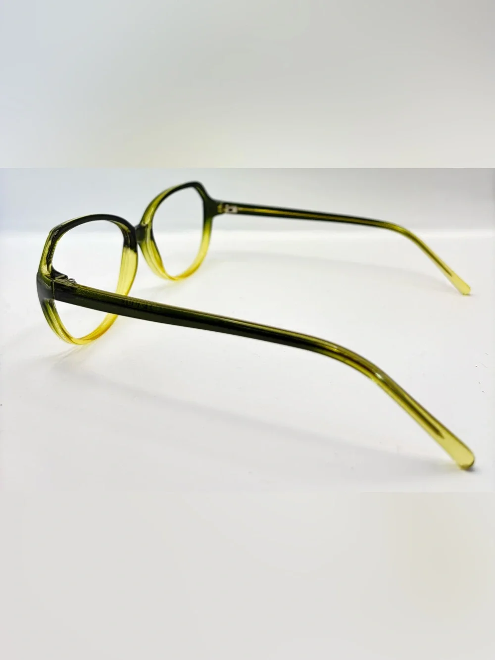 Zenni Green Oval Sunglasses Frames Only